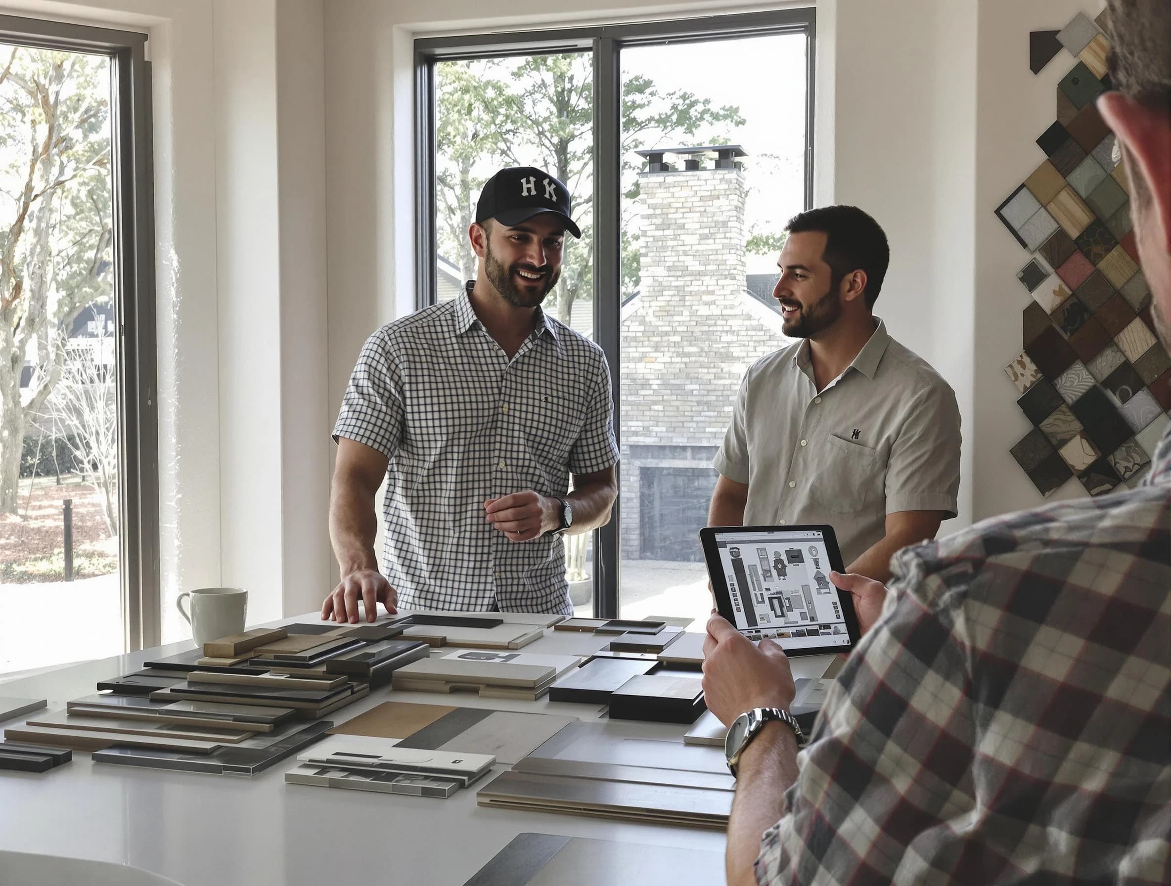 Robinson Chimney Sweep remodeling a chimney and fireplace in Robinson, PA