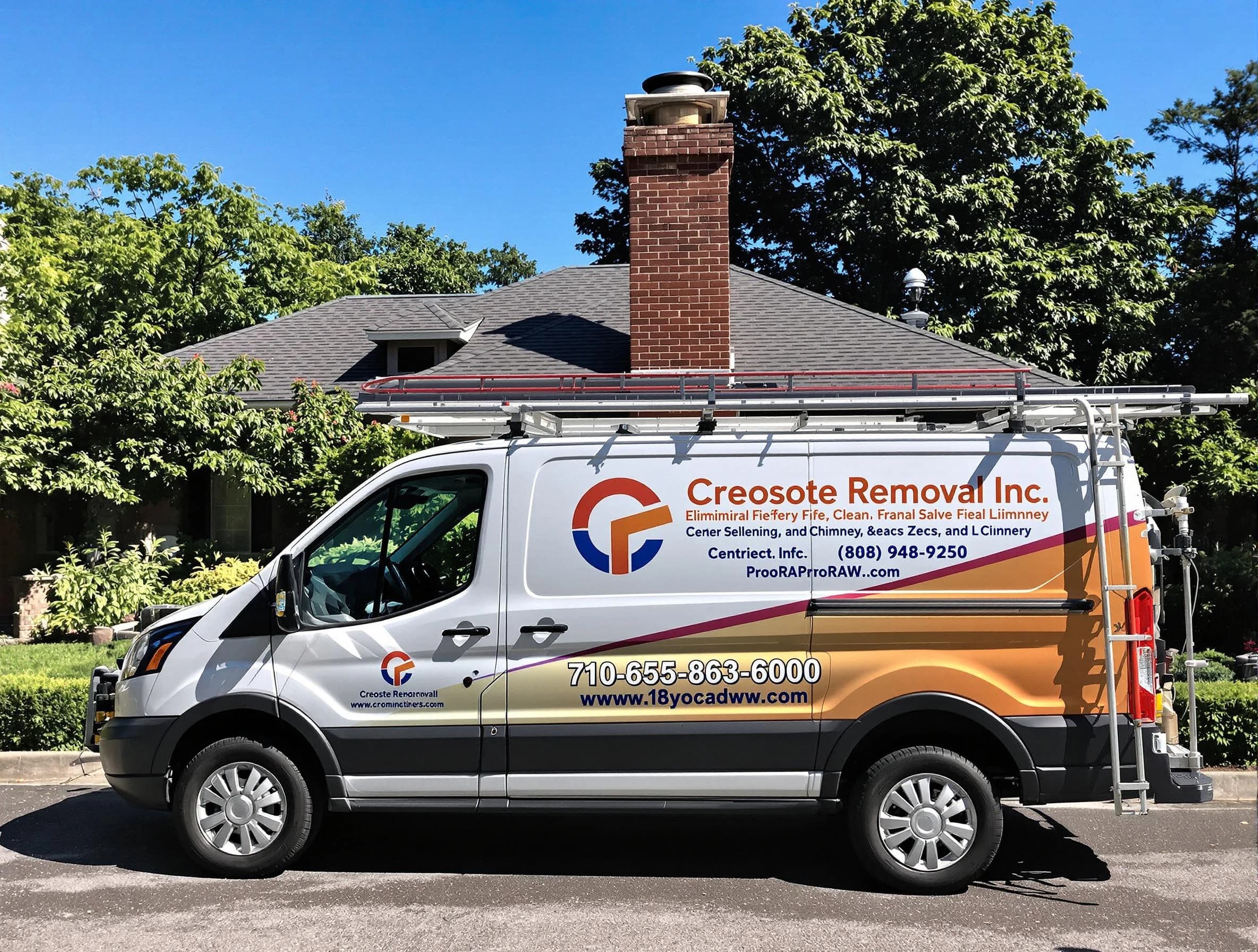 Robinson Chimney Sweep technician removing creosote safely in Robinson, PA