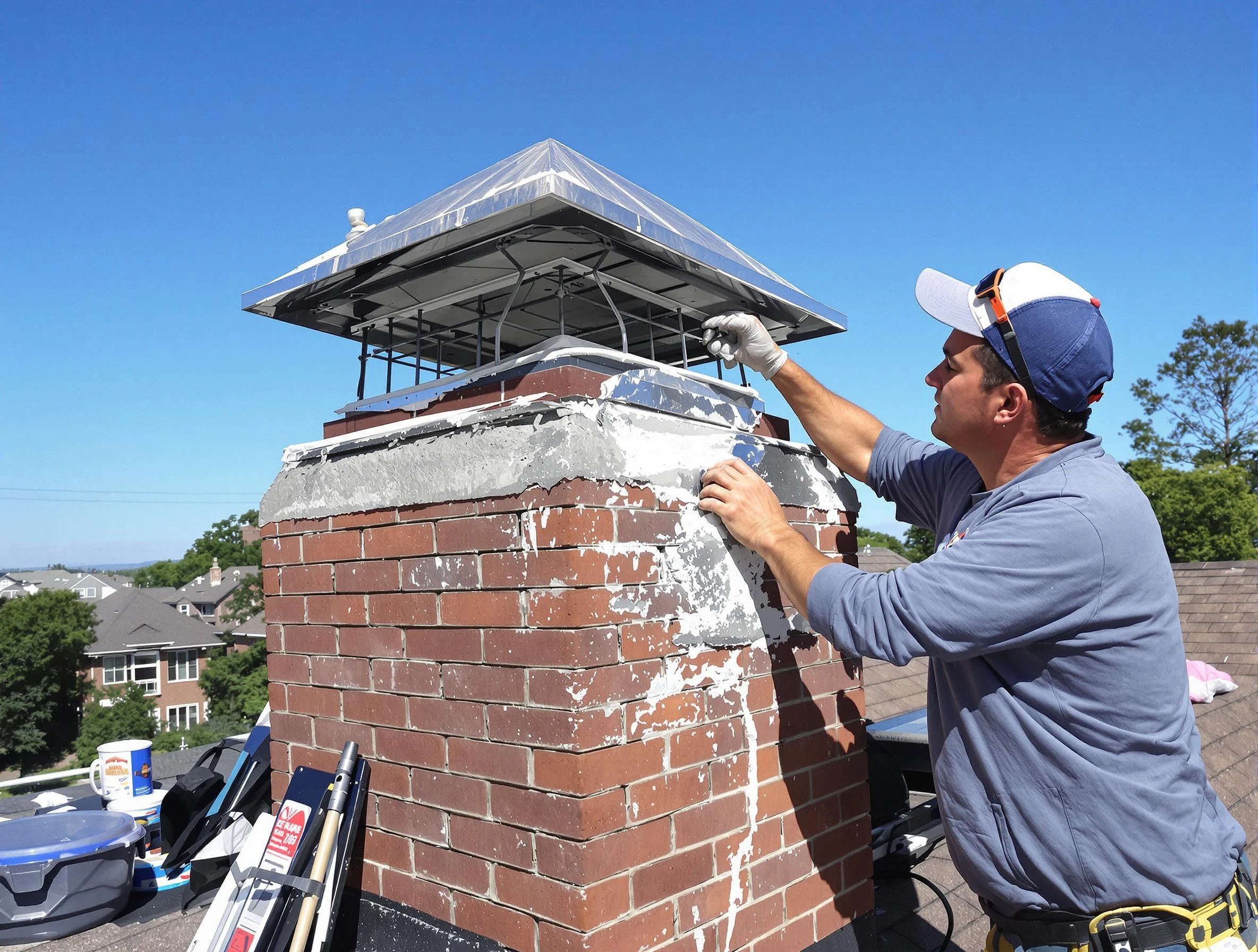 Chimney Crown Services in Robinson