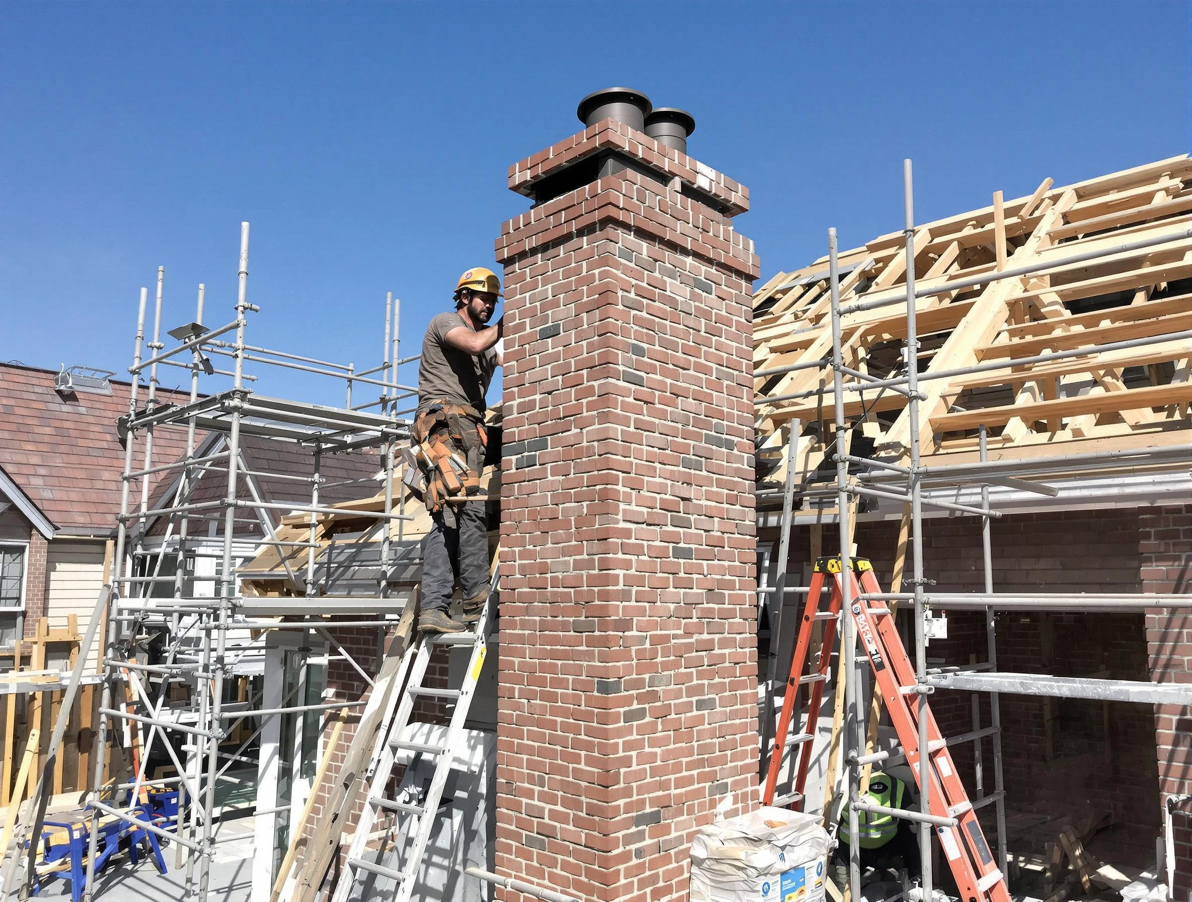 New chimney installation completed by Robinson Chimney Sweep in Robinson, PA